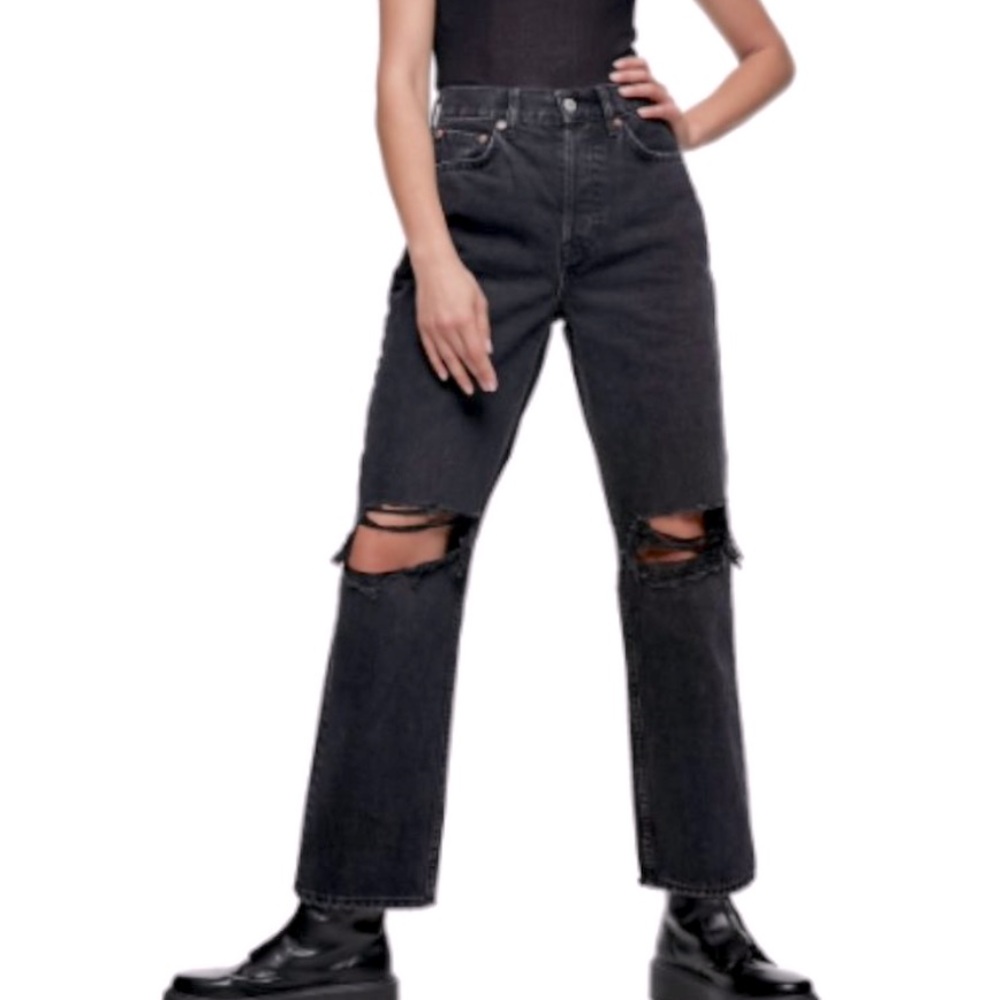 Topshop “Dad” jeans washed black, sz 26